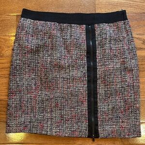 Liz Claiborne Tweed Mini Skirt - Black, Pink, White, Purple